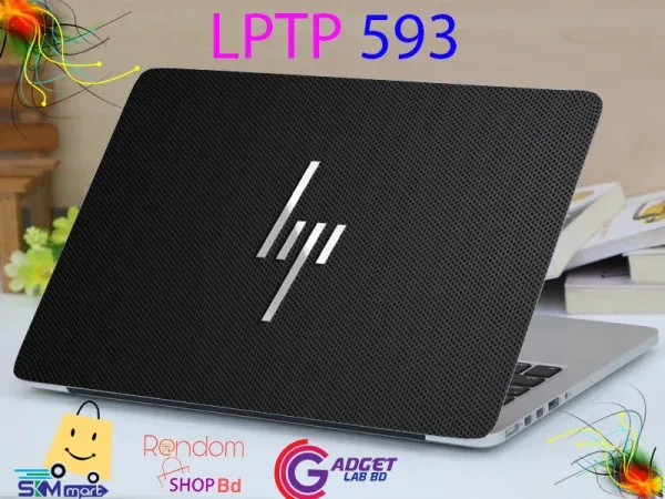 LPTP - 593 HP Black Laptop Sticker & Laptop Skins And Stickers Best Price in BD