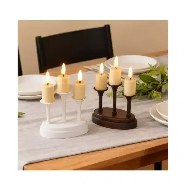 Multi-Pillar Flameless LED Candle Holder