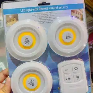 Wireless COB LED Cabinet Light with Remote Control (Set of 3)